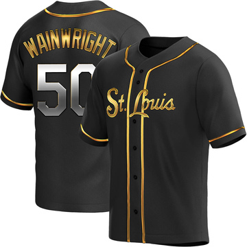 Authentic Men's Adam Wainwright Cream Alternate Jersey - #50