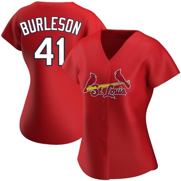 Alec Burleson Men's Nike Light Blue St. Louis Cardinals Alternate Replica Custom Jersey