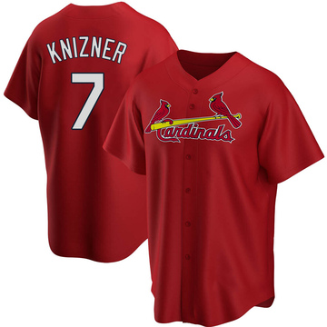 Andrew Knizner St. Louis Cardinals Signed Replica Jersey Beckett Witness COA