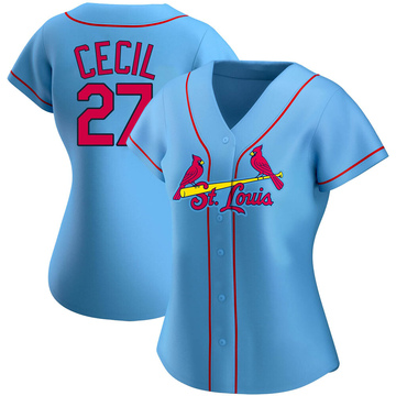 2017 St. Louis Cardinals Brett Cecil #21 Game Issued Grey Jersey 48 DP45800