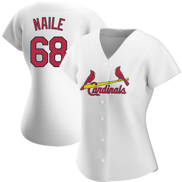 James Naile Women's Nike White St. Louis Cardinals Home Replica Custom Jersey Size: Small