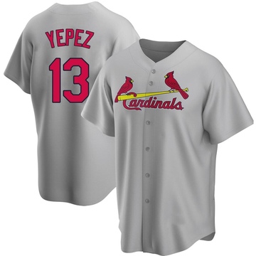 Juan Yepez Men's Nike Cream St. Louis Cardinals Alternate Replica Custom Jersey Size: Medium