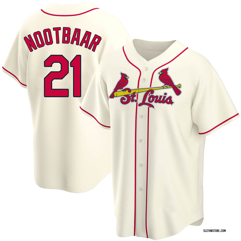 Men's Nike Lars Nootbaar White St. Louis Cardinals Home Replica Jersey, L