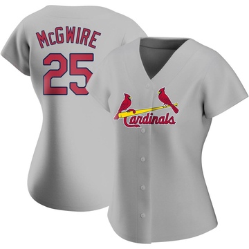 St. Louis Cardinals Mark McGwire #25 Authentic Red Jersey Majestic NWT XL  270