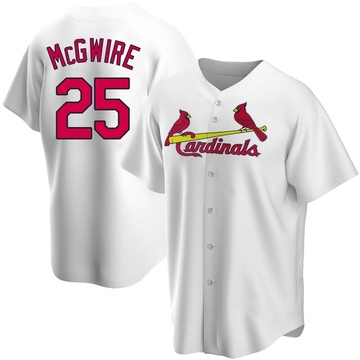 Mark McGwire Autographed St Louis Cardinals White Majestic Jersey- JSA –  The Jersey Source