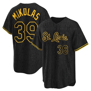 St. Louis Cardinals #39 Miles Mikolas Mlb Golden Brandedition White Jersey  Gift For Cardinals Fans - Dingeas