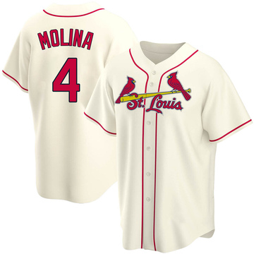 St. LouisCardinals #4 Yadier Molina 13 Matt Carpenter 1 Smith Men  Women Youth Custom Light BlueReplicaAlternate Jersey From  Outlet_jersey_10, $23.38